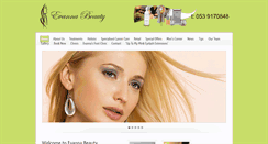 Desktop Screenshot of evannabeauty.ie